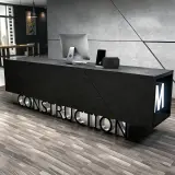 Modern Industrial Office Reception Counter - Maoters thumbnail 1