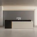 Minimalist Two-Tone Reception Desk - Maoters thumbnail 1