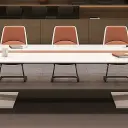 Premium Lacquered Conference Table – Large Long Table thumbnail 8