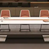 Premium Lacquered Conference Table – Large Long Table thumbnail 8