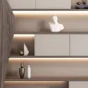 Light Luxury Office Open Shelf Cabinet - Maoters thumbnail 7
