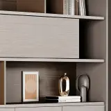 Contemporary Office Bookcase and Display Cabinet Combo thumbnail 8