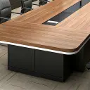 Simple Thick Plate Conference Table - Maoters thumbnail 8