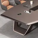 High Gloss Painted Long Conference Table thumbnail 8
