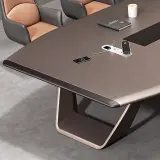 High Gloss Painted Long Conference Table thumbnail 8