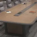 Modern Painted Large Conference Table thumbnail 7