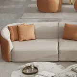 Curved Sofa for Hotel Lobby, VIP Lounge, and Leisure Area thumbnail 9