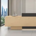 Modern Simple Wood Reception Desk - Maoters thumbnail 10