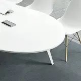 Modern Curved Office Conference Table - Maoters thumbnail 11