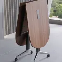 Modern Simple Oval Conference Table - Maoters thumbnail 8