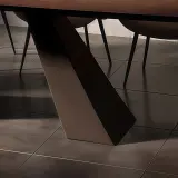 Modern Wood Conference Table with Angled Legs - Maoters thumbnail 11
