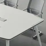 Modern White Office Conference Table - Maoters thumbnail 10