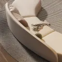 Arc Sofa for Beauty Salon VIP Reception Space thumbnail 7