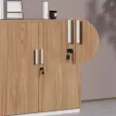 Modern Tiered Lockable Storage Cabinet - Maoters thumbnail 16
