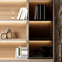 Light Luxury Office Wooden File Cabinet - Maoters thumbnail 11