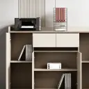 Modern Floor Standing Office Side Cabinet - Maoters thumbnail 9