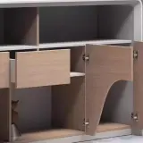 Wooden Multifunctional Storage Low Cabinet - Maoters thumbnail 9