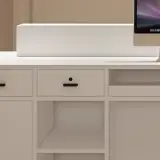 Modern Fashion White Reception Desk - Maoters thumbnail 10