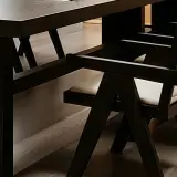 Black Solid Wood Conference Table thumbnail 10