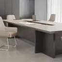 Thickened Long Conference Table thumbnail 9