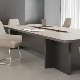 Thickened Long Conference Table thumbnail 9