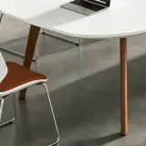 Modern Large Oval Office Conference Table - Maoters thumbnail 10