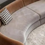 Light Luxury Semi-Circular Arc Sofa for Living Room thumbnail 10
