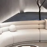 Luxury Modern Style Curved Sofa thumbnail 8
