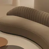 Stylish and Casual Curved Sofa thumbnail 8