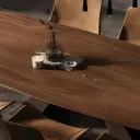Modern Wood Conference Table with Angled Legs - Maoters thumbnail 10
