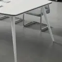 Modern White Office Conference Table - Maoters thumbnail 9