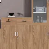 Modern Tiered Lockable Storage Cabinet - Maoters thumbnail 17