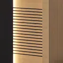 Modern Wood Slat Reception Desk - Maoters thumbnail 10