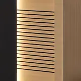 Modern Wood Slat Reception Desk - Maoters thumbnail 10