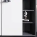White Wooden Filing Cabinet With Lock - Maoters thumbnail 9