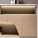 Wooden Multifunctional Storage Low Cabinet - Maoters thumbnail 10