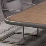 Modern Painted Large Conference Table thumbnail 9