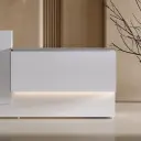 Minimalist Premium White Reception Desk - Maoters thumbnail 8
