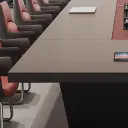 High-End Light Luxury Large Office Conference Table thumbnail 8
