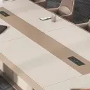 Light Luxury Large Painted Conference Table thumbnail 8