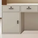 Elegant Light Luxury Reception Desk Minimalist Front Counter thumbnail 13
