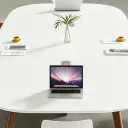 Modern Large Oval Office Conference Table - Maoters thumbnail 9