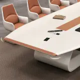 Premium Lacquered Conference Table – Large Long Table thumbnail 10