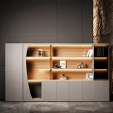 Light Luxury Office Wooden File Cabinet - Maoters thumbnail 2