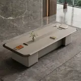 Modern Long Minimalist Conference Table - Maoters thumbnail 1