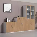 Modern Tiered Lockable Storage Cabinet - Maoters thumbnail 2
