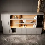 Light Luxury Office Wooden File Cabinet - Maoters thumbnail 4