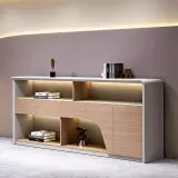 Wooden Multifunctional Storage Low Cabinet - Maoters thumbnail 3
