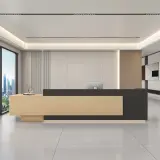 Modern Simple Wood Reception Desk - Maoters thumbnail 2
