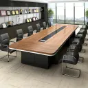 Simple Thick Plate Conference Table - Maoters thumbnail 3